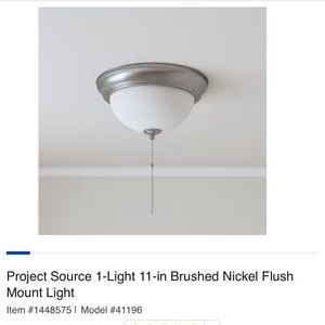 Flush mount Ceiling Fixture